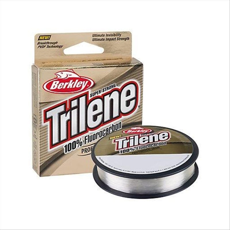 Berkley TrileneÂ® 100% Fluorocarbon, Clear, 8lb | 3.6kg, 110yd | 100m Fishing Line, Suitable for Freshwater Environments